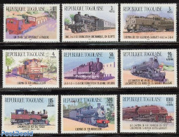 Togo 1984 Locomotives 9v, Mint NH, Transport - Railways - Trains