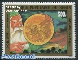 Benin 1988 Christmas 1v, Mint NH, Religion - Christmas - Ongebruikt