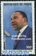 Niger 1986 M.L. King 1v, Mint NH, History - Religion - Nobel Prize Winners - Religion - Nobelpreisträger