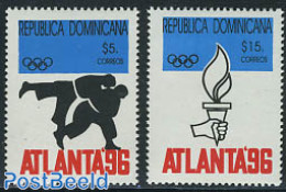 Dominican Republic 1996 Olympic Games 2v, Mint NH, Sport - Judo - Olympic Games - Autres & Non Classés