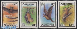 Montserrat 1988 Bats 4v, Mint NH, Nature - Animals (others & Mixed) - Bats - Autres & Non Classés