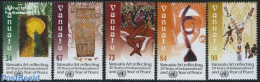 Vanuatu 2000 Mixed Issue 5v, Mint NH, Art - Sculpture - Sculpture