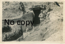 PHOTO FRANCAISE 224e RI - POSTE DE SECOURS DE L'ETOILE A LA FERME DES WACQUES PRES DE SOUAIN MARNE - GUERRE 1914 1918 - War, Military
