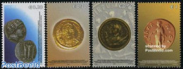 Kosovo 2006 Coins 4v, Mint NH, Various - Money On Stamps - Monete