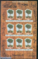 New Hebrides 1969 Timber Industry M/s E, Mint NH, Nature - Transport - Trees & Forests - Automobiles - Ships And Boats - Nuevos