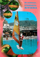 73313847 Gran Canaria Strandhotel Riviera Swimming Pool Windsurfen Weihnachtsman - Other & Unclassified