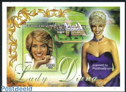 Guinea, Republic 1997 Death Of Diana S/s, Mint NH, History - Charles & Diana - Kings & Queens (Royalty) - Familias Reales