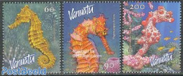 Vanuatu 2003 Sea Horses 3v, Mint NH, Nature - Fish - Fische