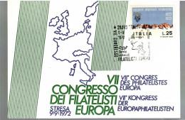 80088 -  VII CONGRSSO DEI FILATELISTI  EUROPA - 1971-80: Storia Postale