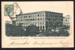 ITALIE - SARDEGNA - CAGLIARI - Palazzo Vivanet E Giardino Stazione Ferrovie - Cagliari