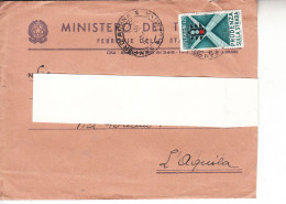 ITALIA  1958 - Lettera Da Sanpier D'Arena A L'Aquila - 1946-60: Marcofilie