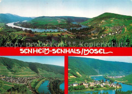 73313722 Senheim-Senhals Fliegeraufnahme Moselpartien Senheim-Senhals - Autres & Non Classés