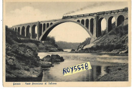 Friuli Venezia Giulia-gorizia-salcano Ponte Ferroviario Differente Veduta Passaggio Treno In Transito Anni 30 - Altri & Non Classificati