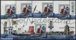Netherlands 2016 Beautiful Netherlands, Arnemuiden S/s, Mint NH, Nature - Transport - Various - Fishing - Ships And Bo.. - Nuovi