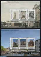 Netherlands - Personal Stamps TNT/PNL 2011 Cities In The Past And Present 2 S/s, Groningen, Mint NH - Autres & Non Classés