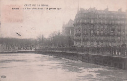 PARIS - Inondations De Janvier 1910 -  Le Pont Saint Louis - Alluvioni Del 1910