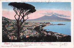 Napoli -   Panorama Della Citta Visot Dalla Villa Patrizi - Napoli (Neapel)