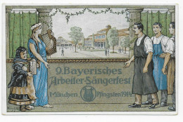 9. Bayrisches Arbeiter-Sängerfest, München 1914 - Autres & Non Classés