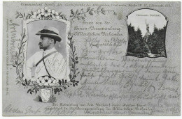 Gruss Von Der Burenversammlung 1901 Von Heidelberg Nach Frankfurt - Lettres & Documents