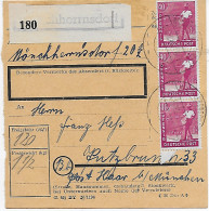 Paketkarte Mönchherrnsdorf Nach Putzbrunn, 1948, MeF - Storia Postale