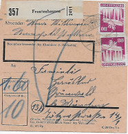 PaketkarteFronthausen Nach Grünwald/München, 1948, MiNr. 94 MeF - Storia Postale