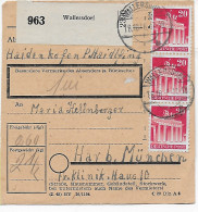 Paketkarte Wallersdorf/Haidenkofen Nach Haar/München 1948 - Briefe U. Dokumente