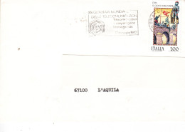 ITALIA  1982 - Lettera Da   Roma A L'Aquila - Pisa - "Il Gioco Del Ponte" - 1981-90: Storia Postale