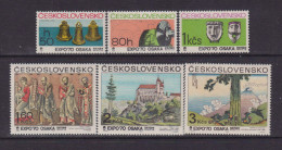 CZECHOSLOVAKIA  - 1970 Osaka World Fair Set Never Hinged Mint - Ongebruikt