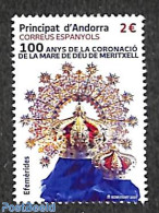Andorra, Spanish Post 2021 Virgin Of Meritxell 1v, Mint NH, Religion - Religion - Nuovi