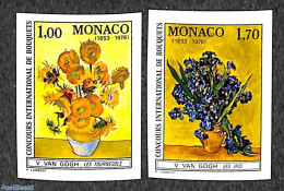 Monaco 1978 Van Gogh 2v, Imperforated, Mint NH, Art - Modern Art (1850-present) - Paintings - Vincent Van Gogh - Nuovi