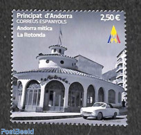 Andorra, Spanish Post 2021 La Rotonda 1v, Mint NH, Transport - Automobiles - Unused Stamps