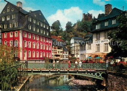 73313024 Monschau Rotes Haus Burgruine Haller Monschau - Monschau