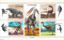 Guinea, Republic 2023 Dinosaurs, Mint NH, Nature - Prehistoric Animals - Prehistory - Préhistoriques