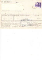 ITALIA  1948 - Ricevuta "TIMO" - 1946-60: Poststempel