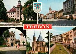 73312905 Trebon Schloss Stadtpanoramen Trebon - Repubblica Ceca