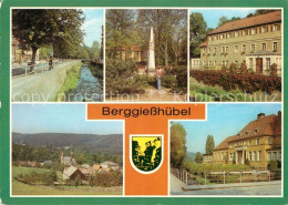 73312886 Berggiesshuebel Kurhaus Klubhaus Postmeilensaeule Berggiesshuebel - Bad Gottleuba-Berggiesshuebel