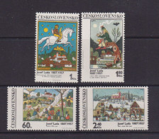 CZECHOSLOVAKIA  - 1970 Lada Paintings Set Never Hinged Mint - Unused Stamps