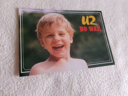 BELLE CARTE .."LE GROUPE U2 ...NO WAR" - Music And Musicians