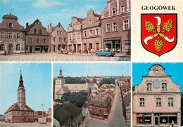 73312408 Glogowek Rynek Ratusz Widok Ogolny Kamiencia Ze Stiukowa Dekoracja Roko - Poland