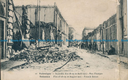 R027677 Salonica. Fire Of August 1917. French Street - Welt