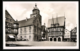 AK Alsfeld /Hessen, Blick Auf Den Marktplatz  - Alsfeld