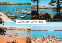 73312321 Rab Croatia Autokamp Lopar Hafen Badestrand Kueste Rab Croatia - Kroatien