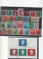 Germany 1968, Used, Complete Year, Round Cancel - Used Stamps