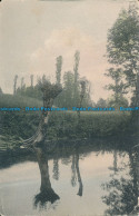 R027684 Old Postcard. River. Trees. 1910 - Monde