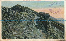 R026545 Snowdon Mountain Railway. Snowdon. The Summit. Peacock. Autochrom. 1909 - Monde