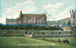 R027024 Stephenson Library. Newcastle On Tyne. Hartmann. 1905 - Monde
