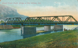 R027028 Grand Trunk Pacific Bridge At Fort William. Ont. Stedman Bros - Monde