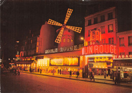 75-PARIS LA NUIT MOULIN ROUGE-N°C4124-D/0043 - Sonstige & Ohne Zuordnung