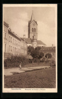 AK Helmbrechts, Marktplatz Mit Kirche Und Rathaus  - Helmbrechts