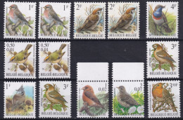 Belgique Oiseaux Buzin Neufs Sans Charnières ** - 1985-.. Uccelli (Buzin)